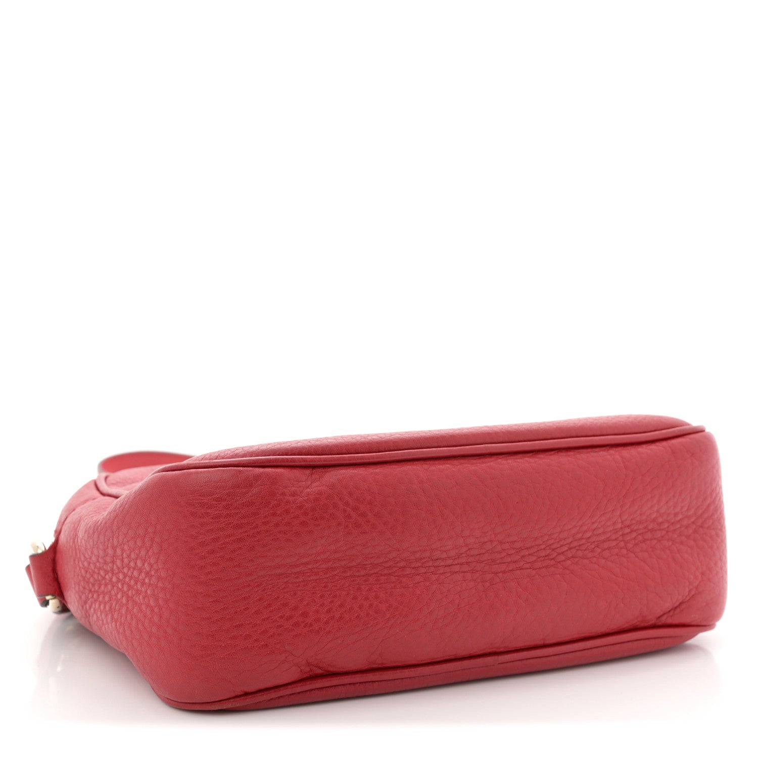 Gucci Pebbled Calfskin Small Soho Disco Bag Vibrant Red