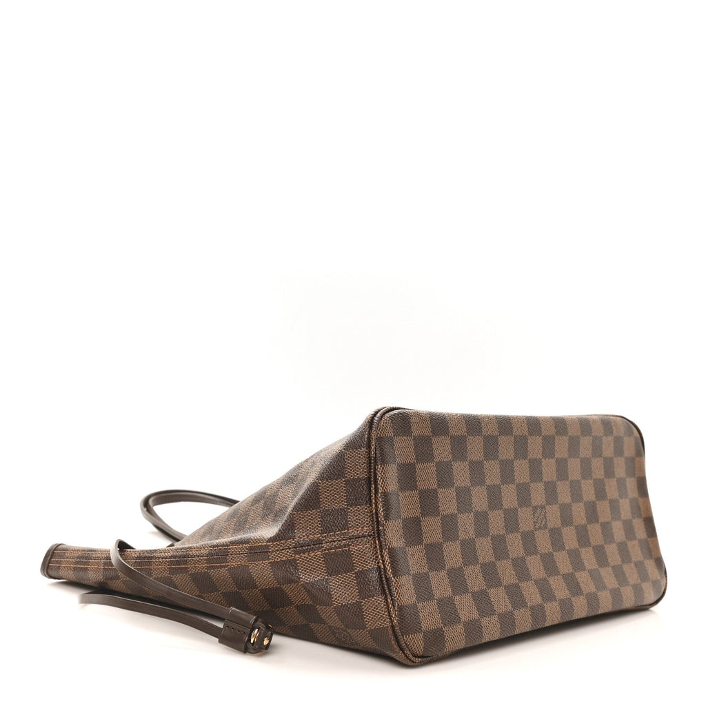 Louis Vuitton Damier Ebene Neo Neverfull MM Rose Ballerine