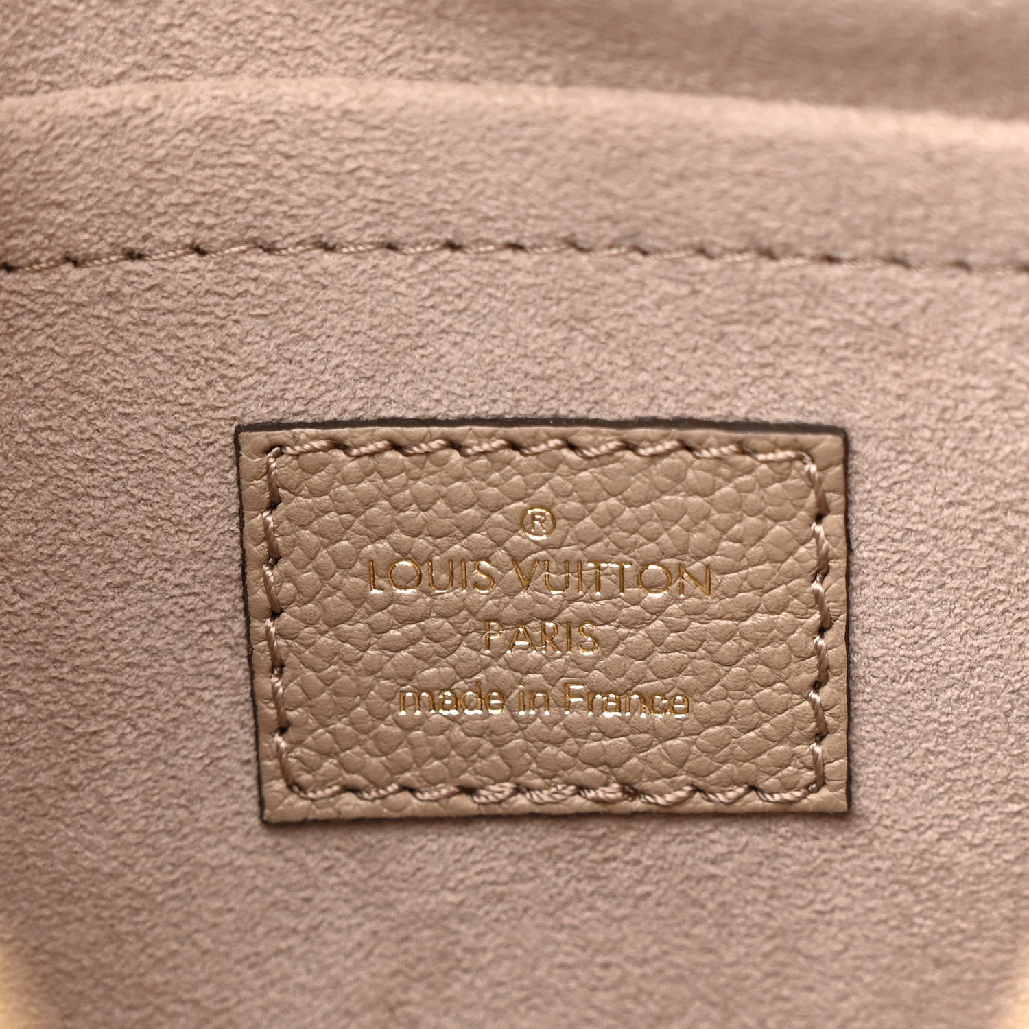 Louis Vuitton Empreinte Monogram Giant Bagatelle NM Tourterelle Creme