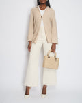 Chanel 99/A Beige Cashmere Long Sleeve Cardigan Size FR 40 (UK 12)