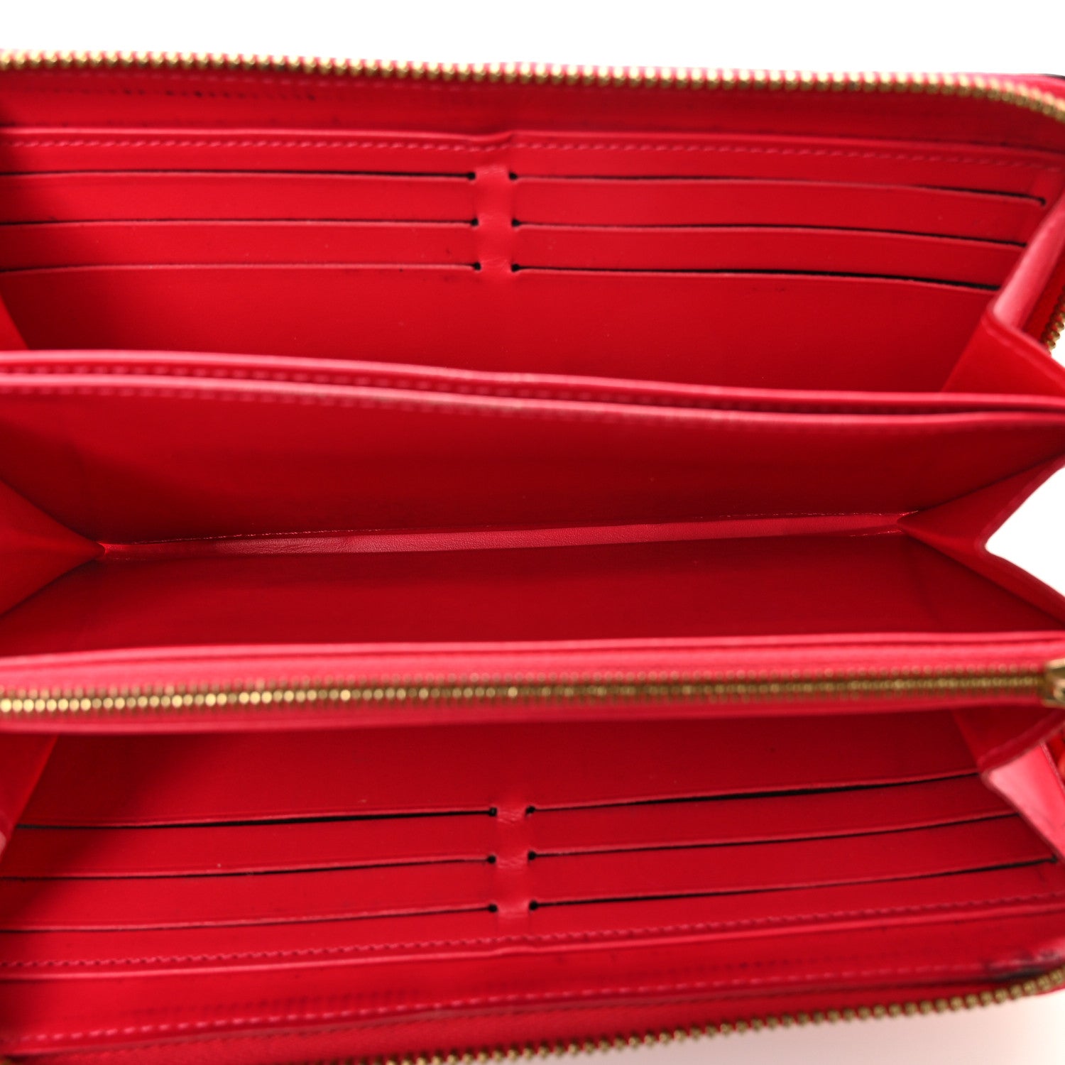 Louis Vuitton Vernis Zippy Wallet Rose Litchi