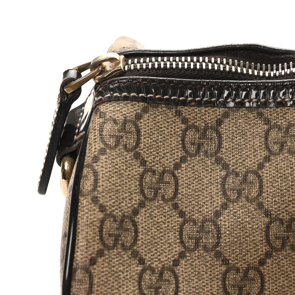 Gucci GG Plus Monogram Medium Joy Boston Dark Brown