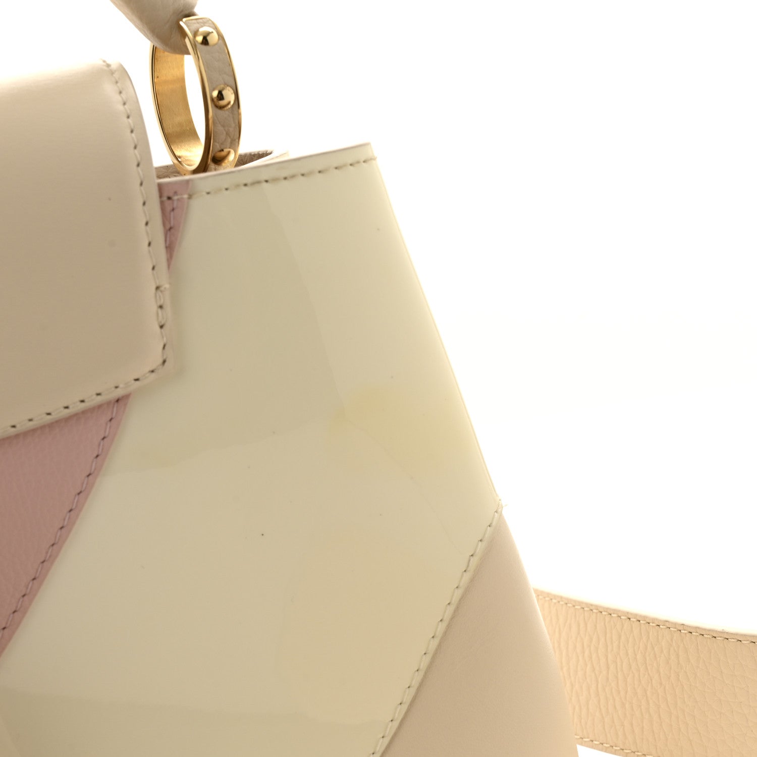 Louis Vuitton Taurillon Gelato Capucines BB Tonal Vanilla Beige