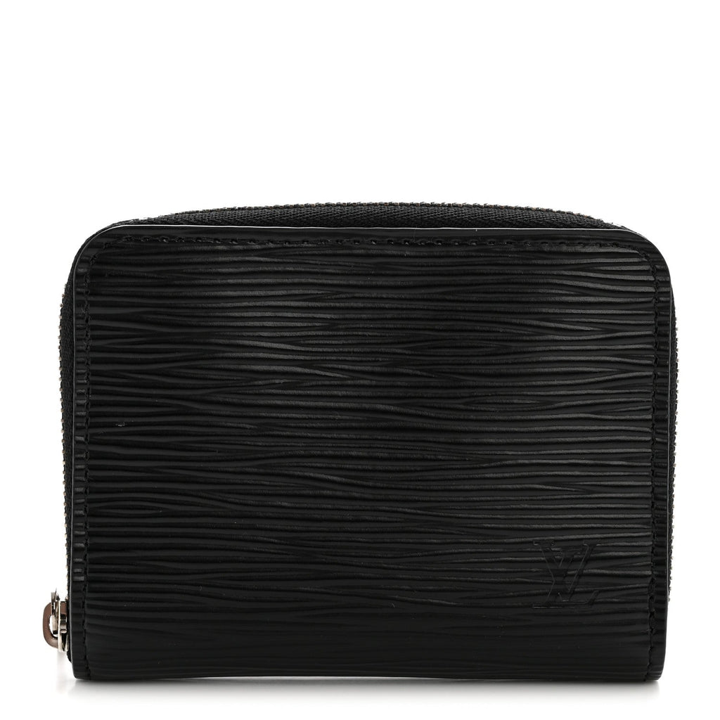 Louis Vuitton Epi Zippy Coin Purse Black