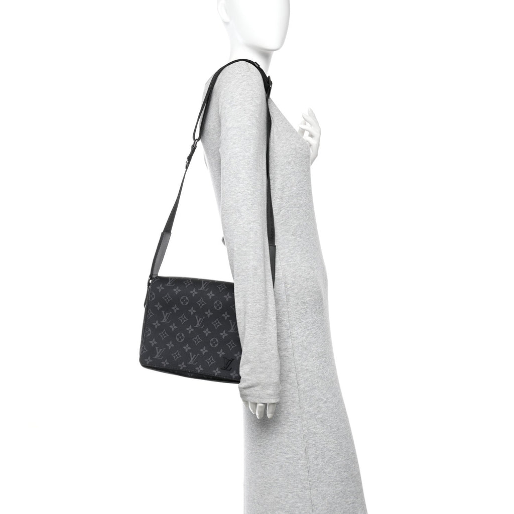 Louis Vuitton Monogram Eclipse District PM Black