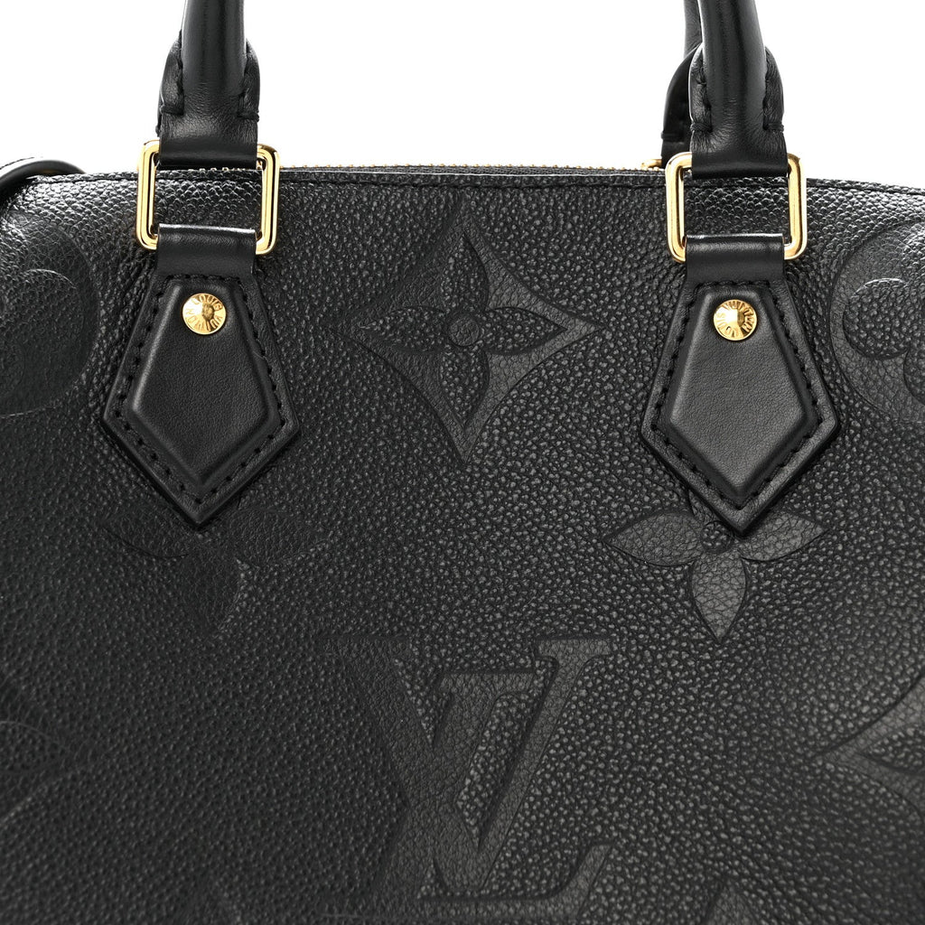 Louis Vuitton Empreinte Monogram Giant Speedy Bandouliere 25 Black