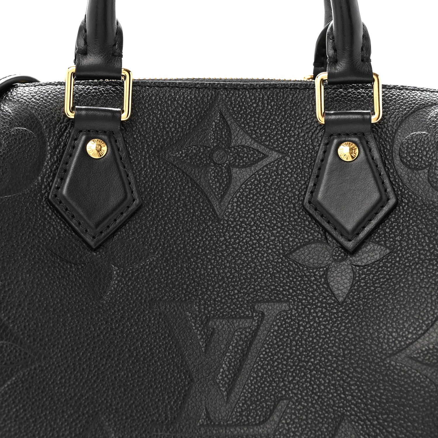 Louis Vuitton Empreinte Monogram Giant Speedy Bandouliere 25 Black