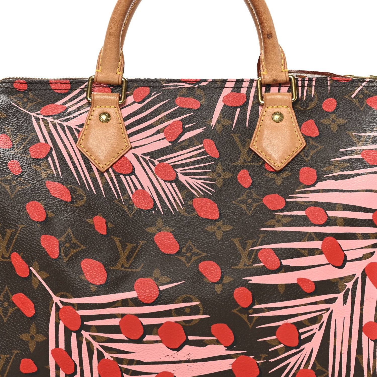 Louis Vuitton Monogram Jungle Dots Speedy 30 Sugar Pink Poppy