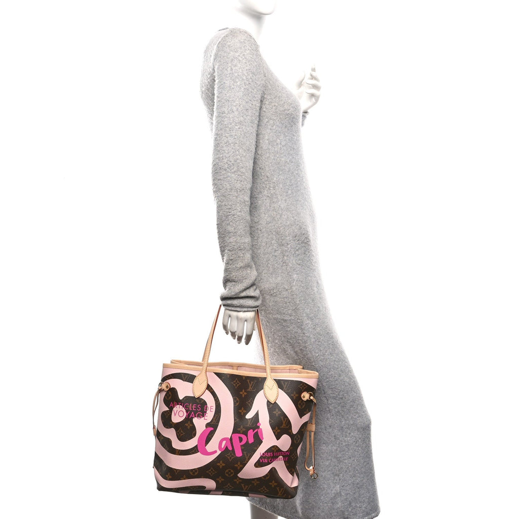 Louis Vuitton Monogram Tahitienne Capri Neverfull MM