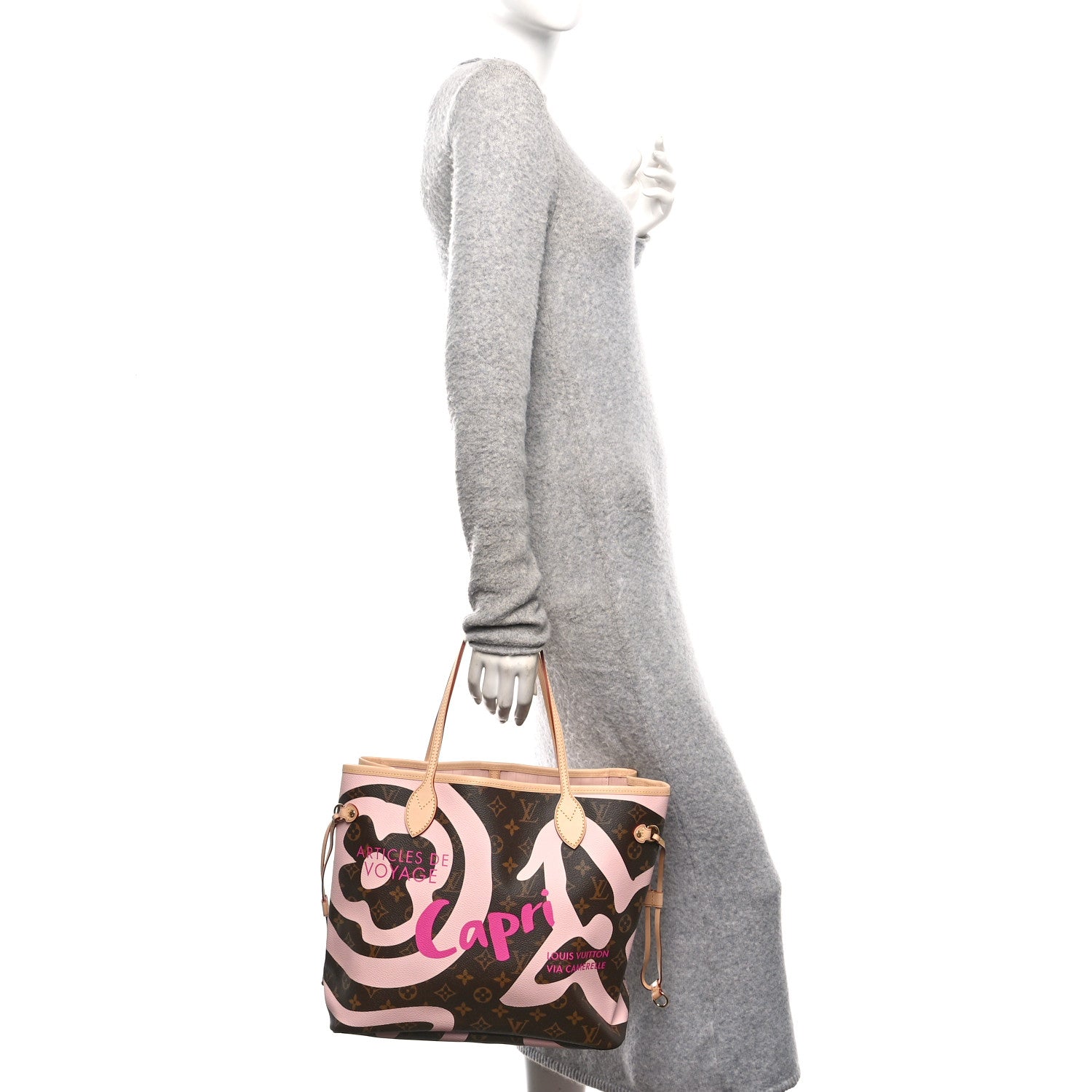 Louis Vuitton Monogram Tahitienne Capri Neverfull MM