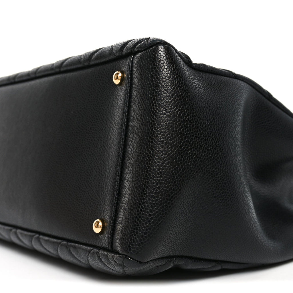 Chanel Caviar Quilted XL Grand Shopping Tote GST Black