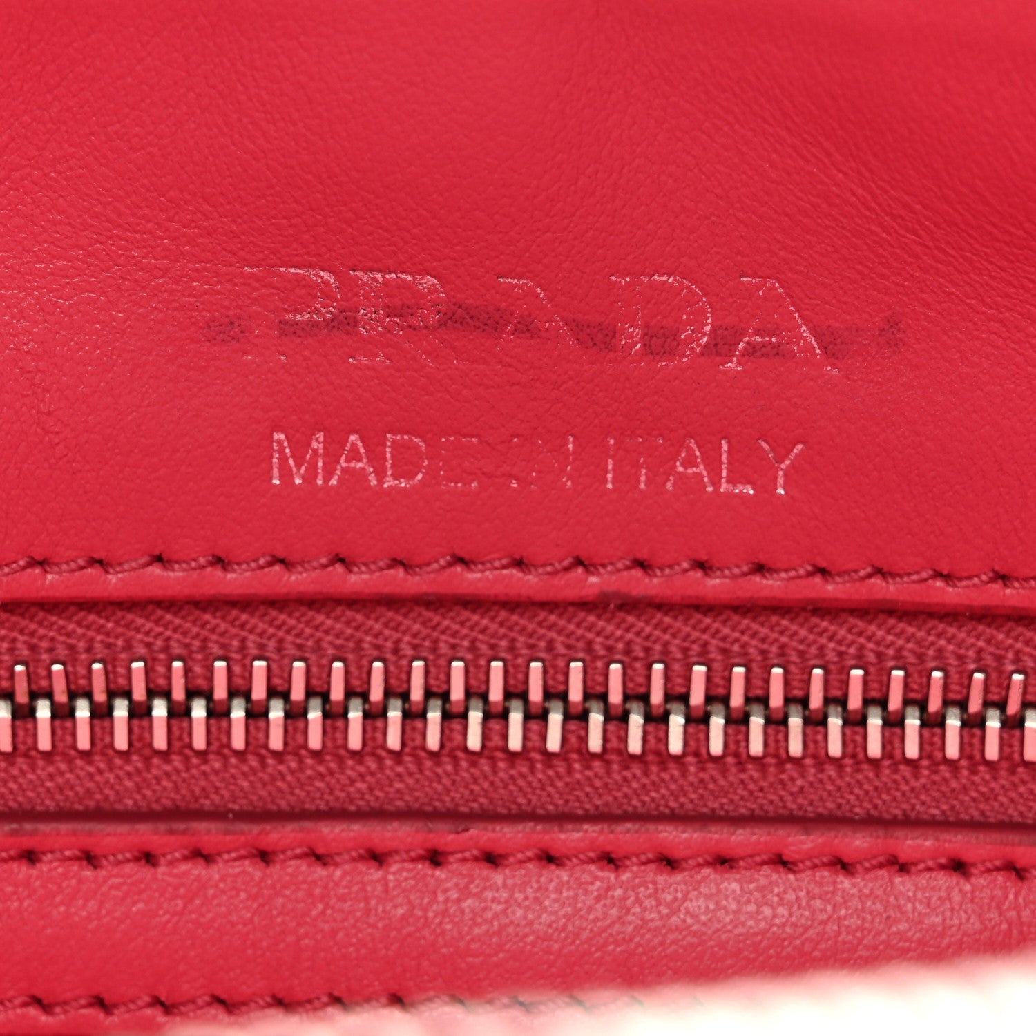 Prada Soft Calfskin Diagramme Camera Bag Peonia