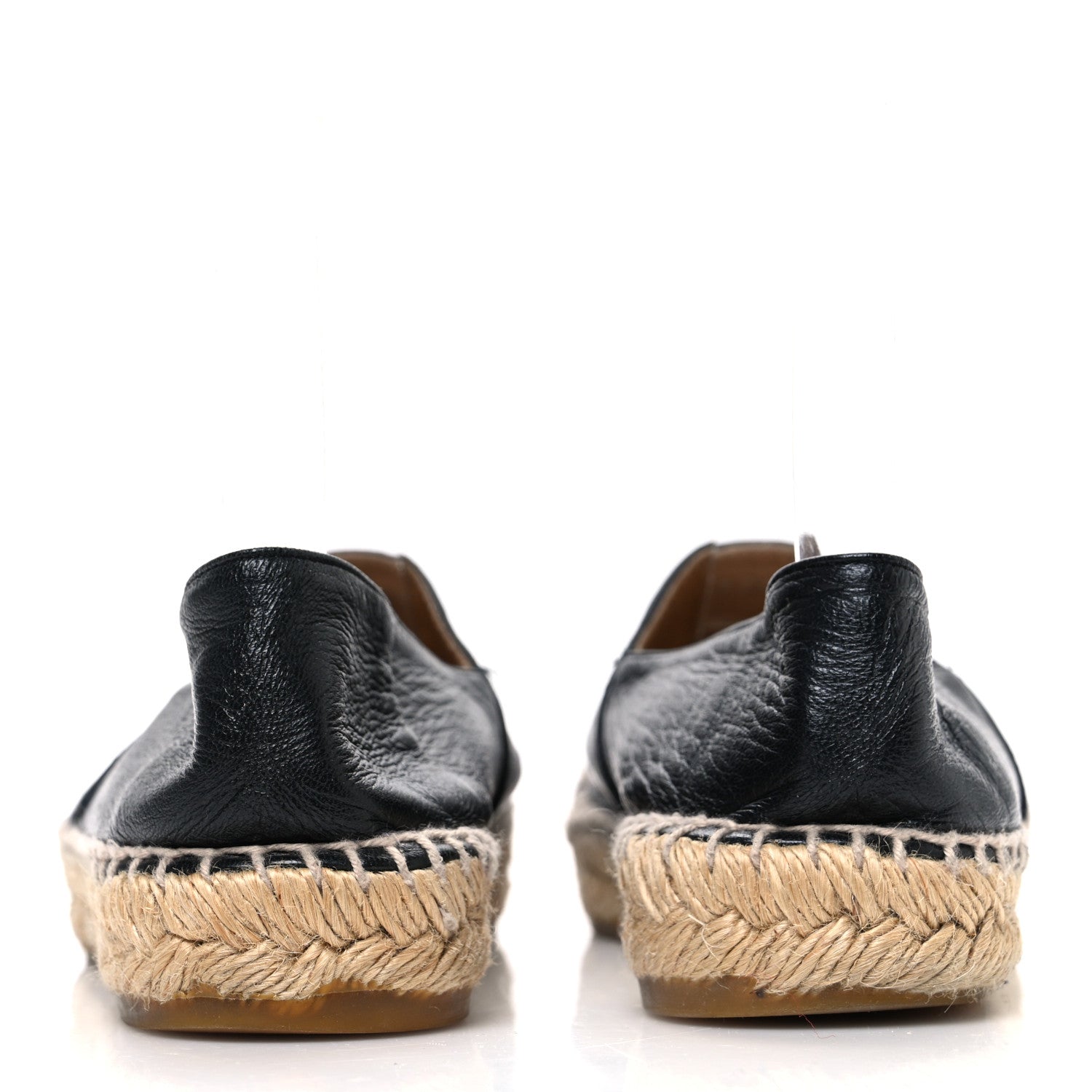 Lambskin CC Espadrilles 36 Black
