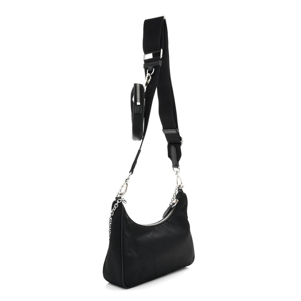 Prada Nylon Re-Edition 2005 Shoulder Bag Black