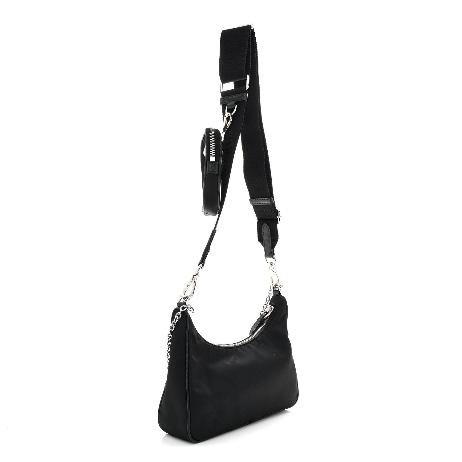 Prada Nylon Re-Edition 2005 Shoulder Bag Black