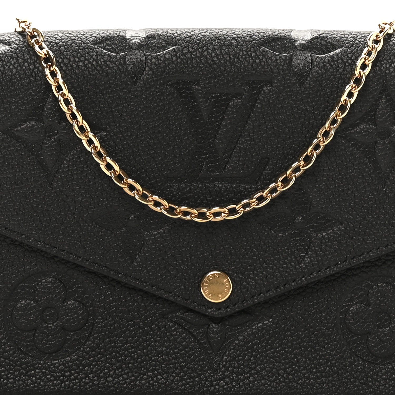 Louis Vuitton Empreinte Monogram Giant Wild At Heart Felicie Pochette Black