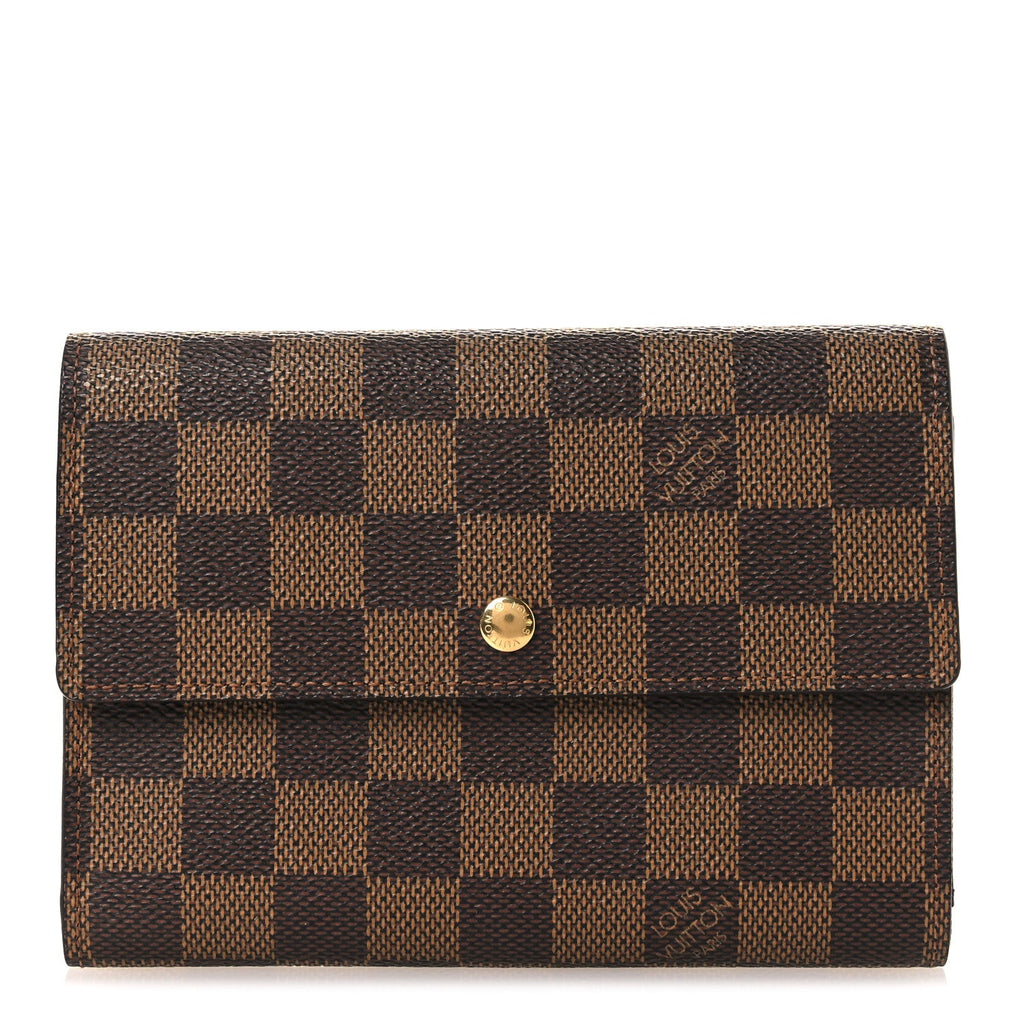 Louis Vuitton Damier Ebene Porte Tresor Etui Papier Wallet