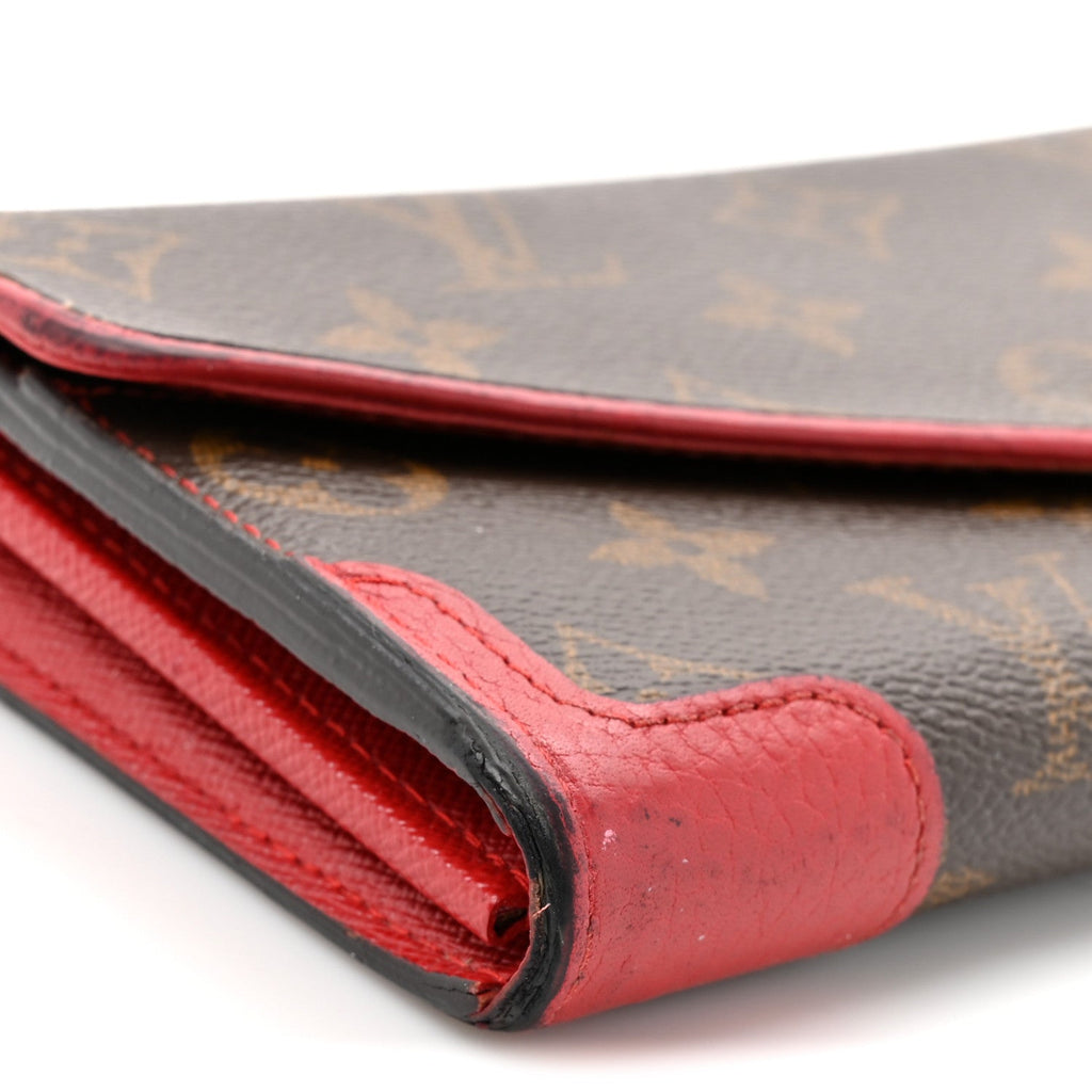 Louis Vuitton Monogram Sarah Retiro Wallet Cherry