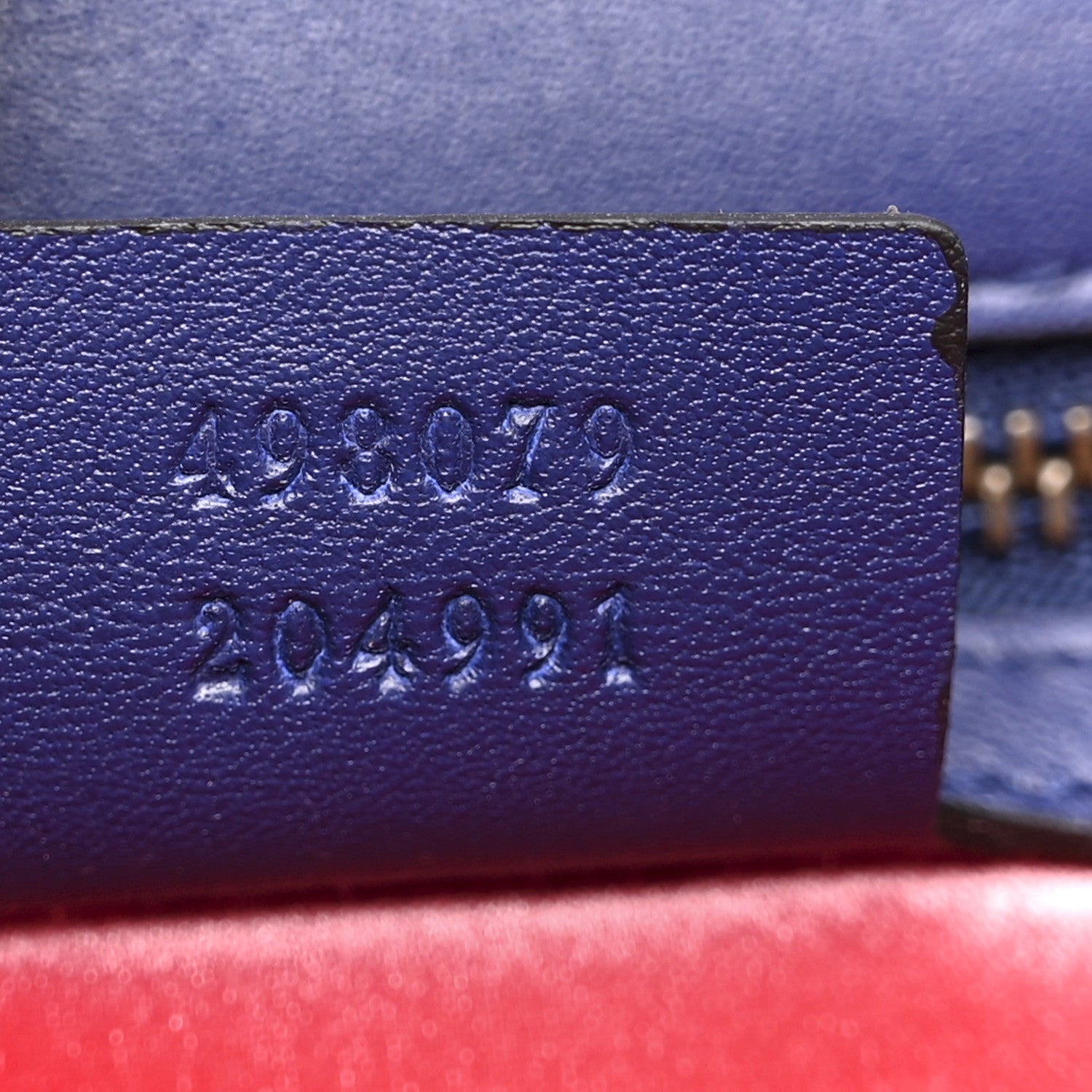 Gucci Velvet Matelasse GG Marmont Clutch Cobalt Blue