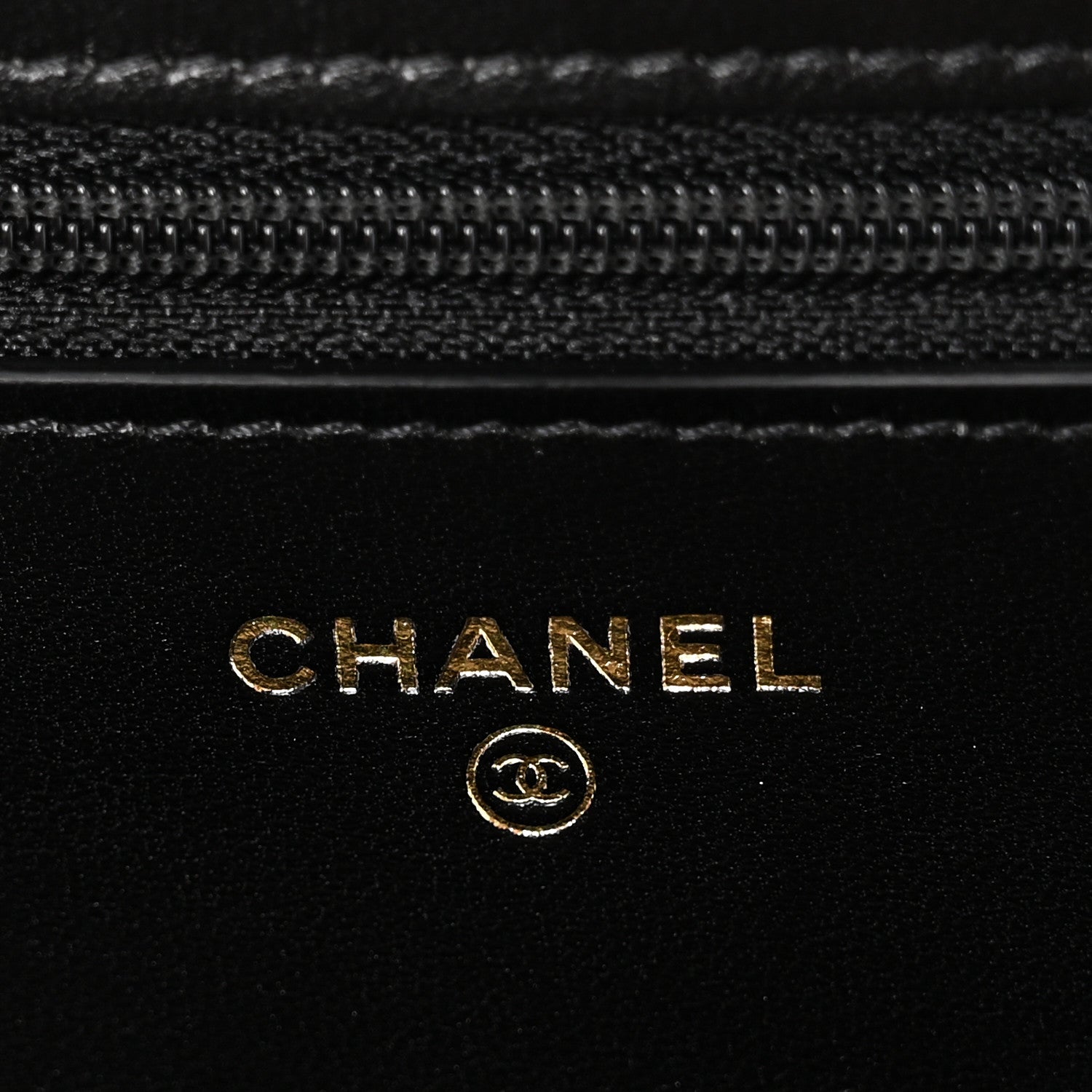 Chanel Lambskin Quilted Chanel 19 Wallet On Chain WOC Black
