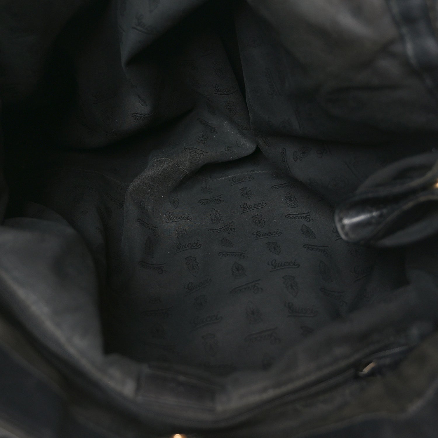 Gucci Guccissima Medium Sukey Tote Black