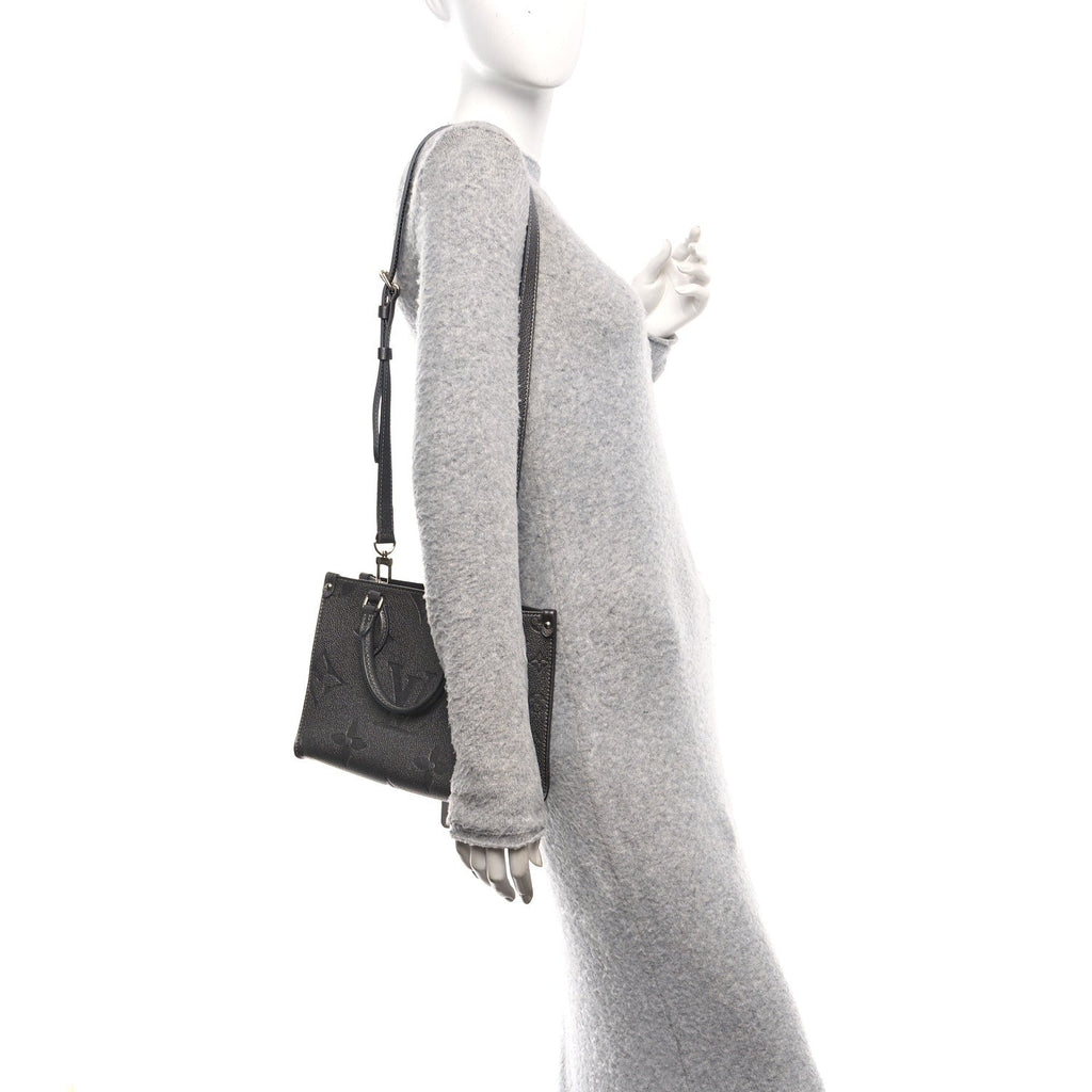 Louis Vuitton Empreinte Monogram Giant Onthego PM Gun Metal