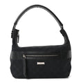 Gucci GG Canvas Monogram Shoulder Bag Black
