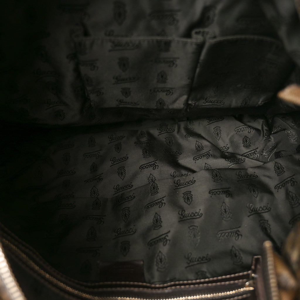 Gucci Crystal Monogram Large Hysteria Tote