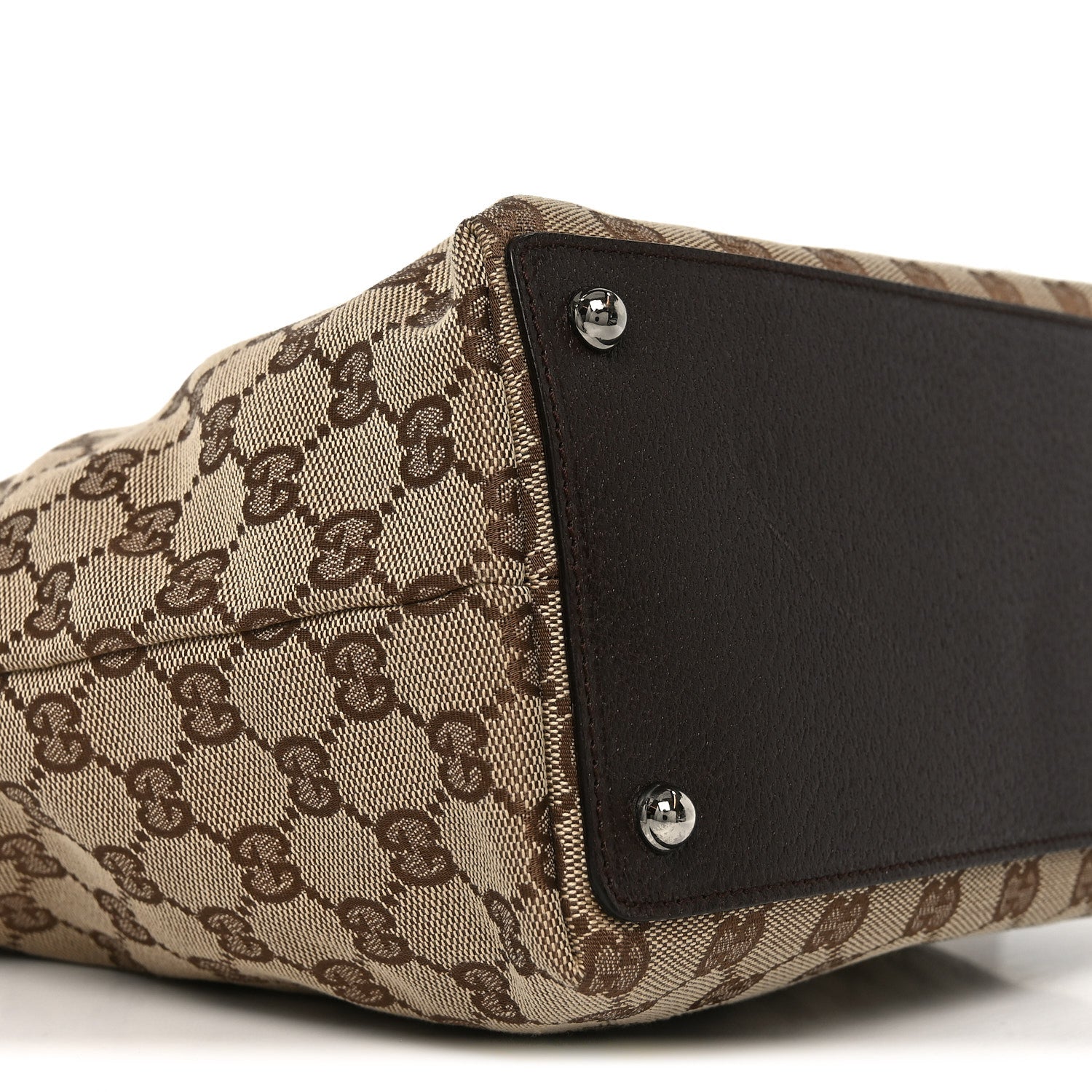 Gucci Monogram Large Eclipse Tote Brown