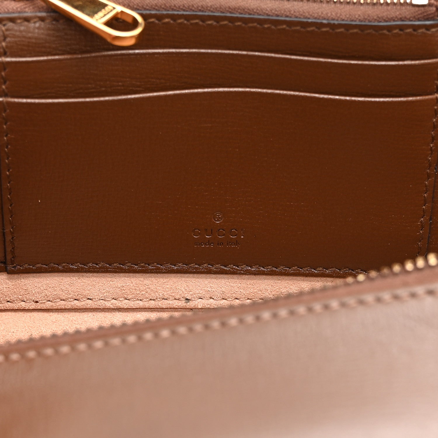 Gucci GG Supreme Monogram Azalea Calfskin Mini Retro Interlocking G Mini Shoulder Bag Beige Ebony Brown Sugar