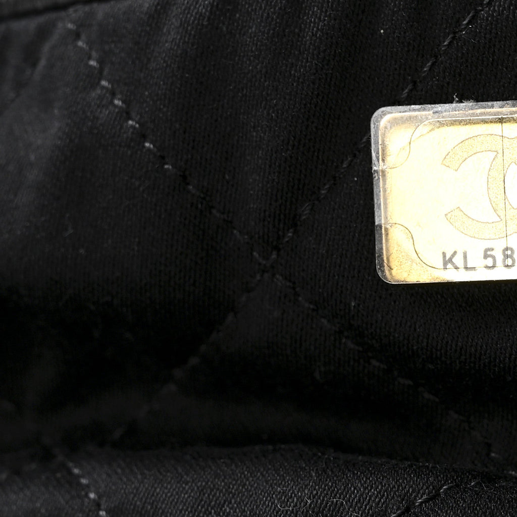 Chanel Shiny Calfskin Quilted Small Chanel 22 Black