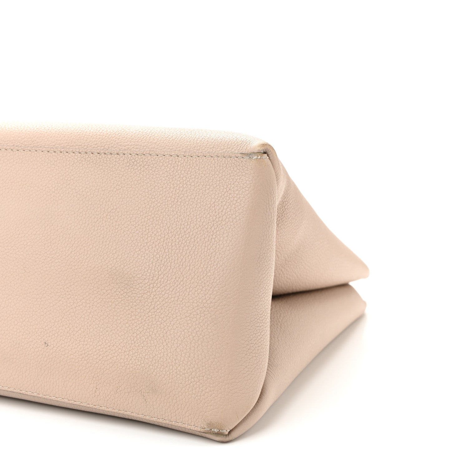Louis Vuitton Grained Calfskin Lockme Shopper Greige
