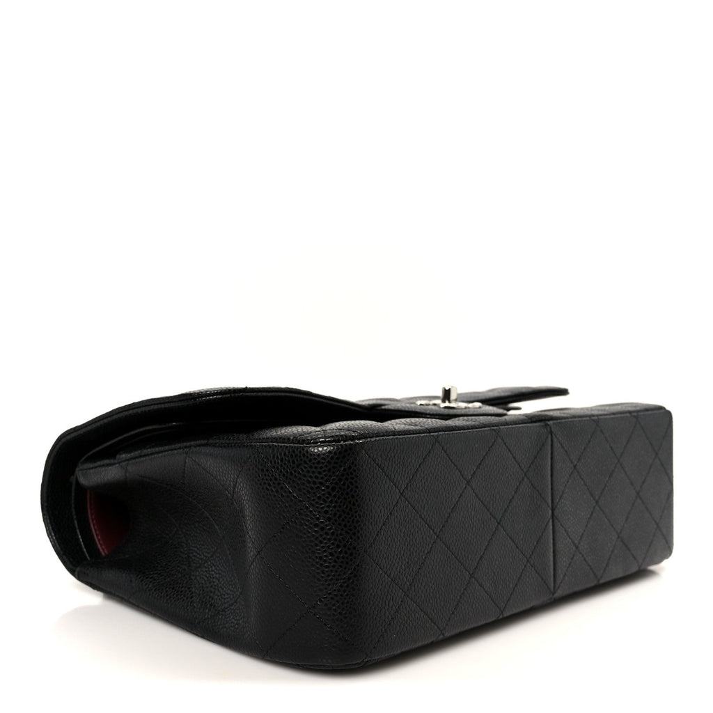 Chanel Caviar Quilted Jumbo Double Flap Black