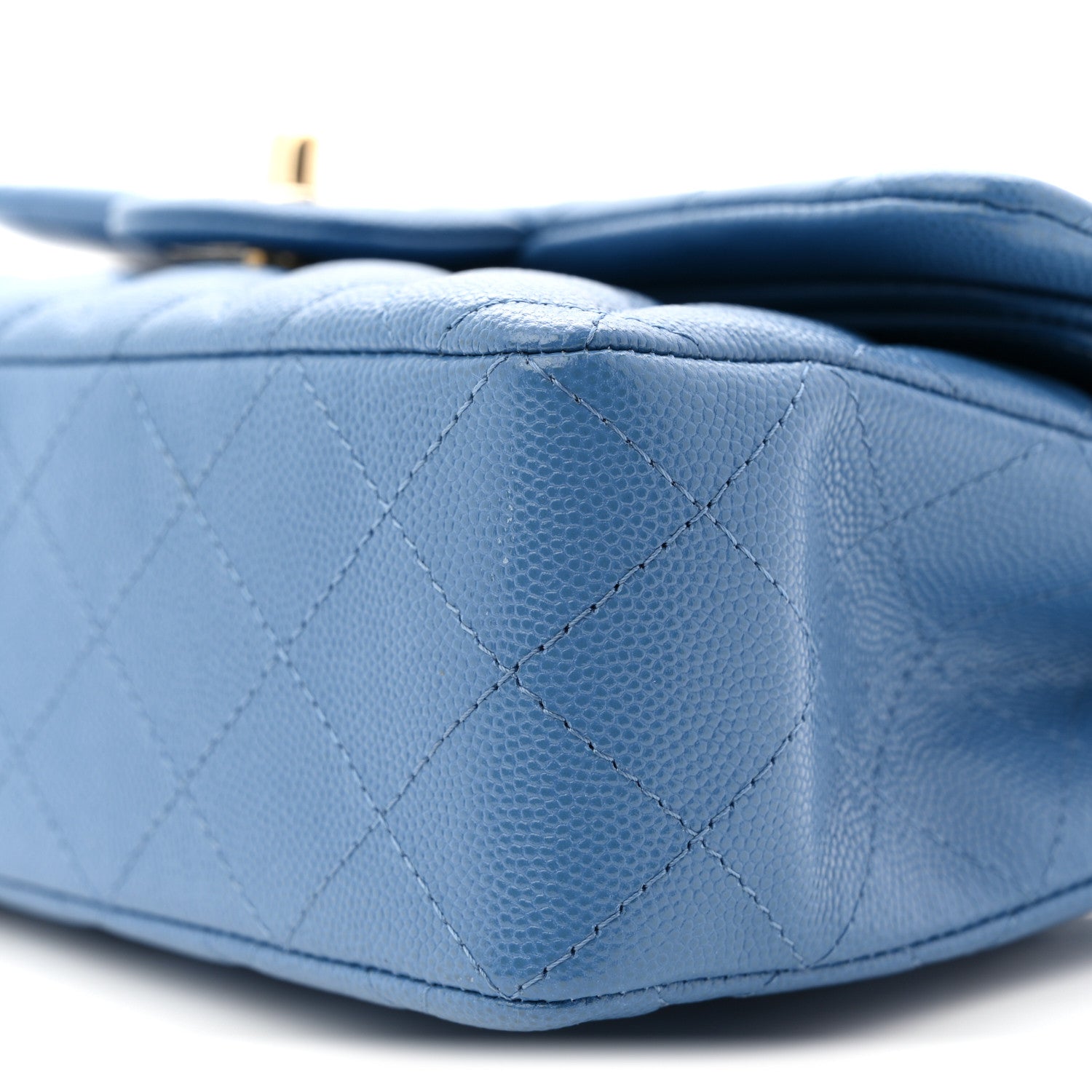 Chanel Caviar Quilted Small Double Flap Blue