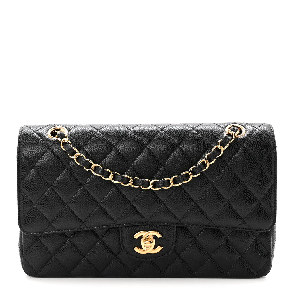 Chanel Caviar Quilted Medium Double Flap Black
