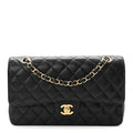 Chanel Caviar Quilted Medium Double Flap Black