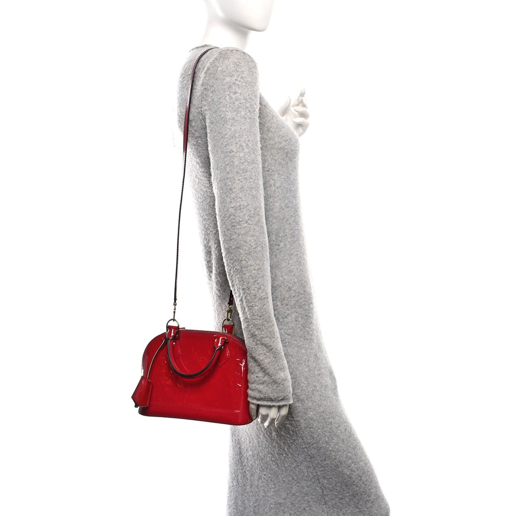 Louis Vuitton Vernis Alma BB Rose Indien
