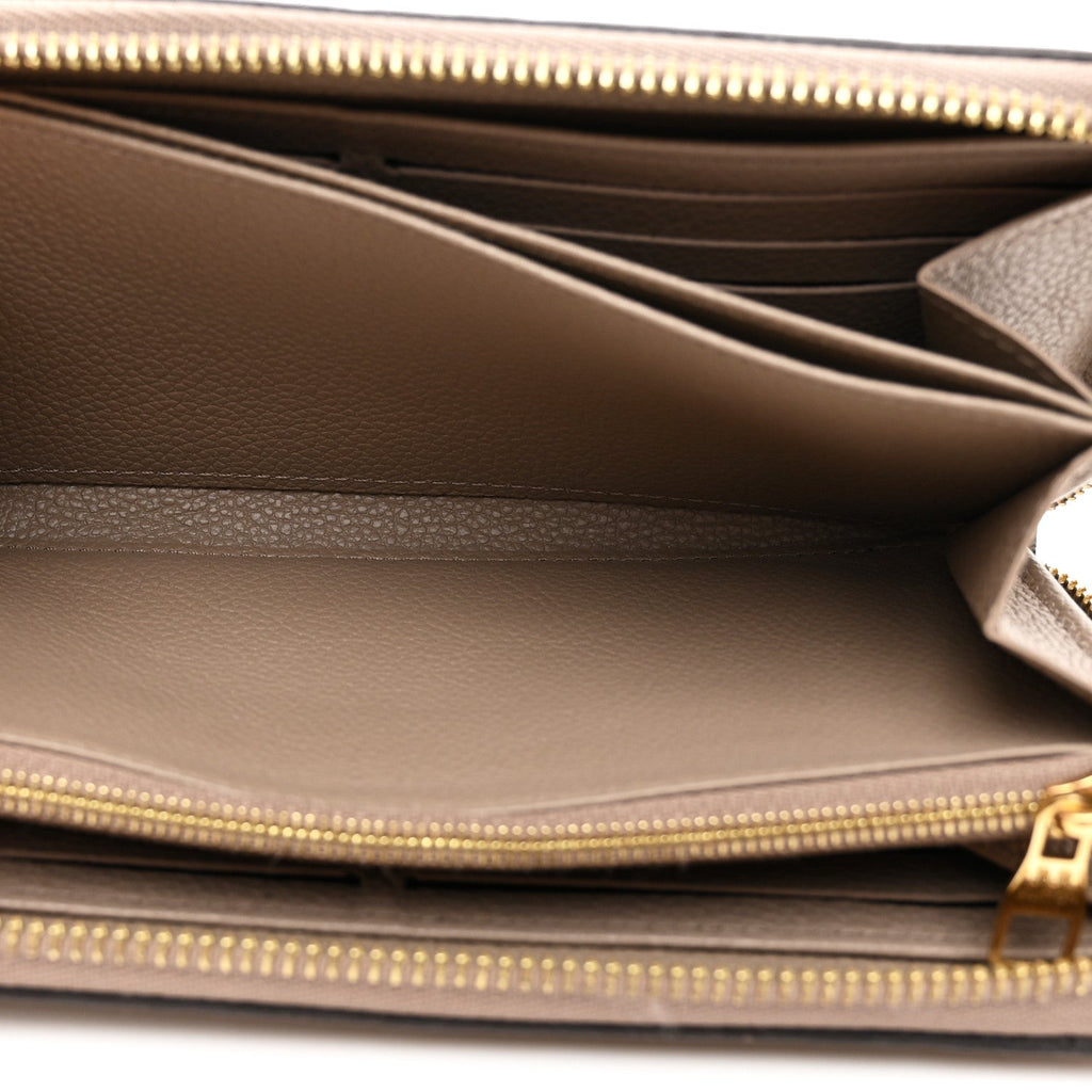 Louis Vuitton Empreinte Zippy Wallet Tourterelle