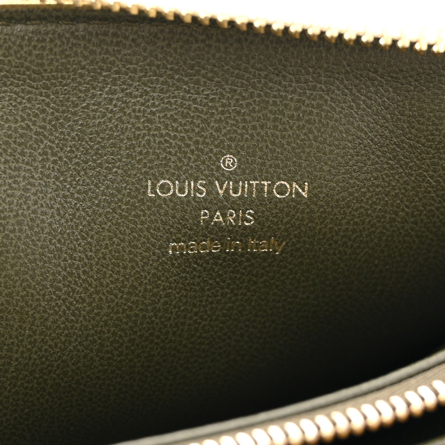 Louis Vuitton Lambskin Embossed Monogram Coussin PM Beige Cream