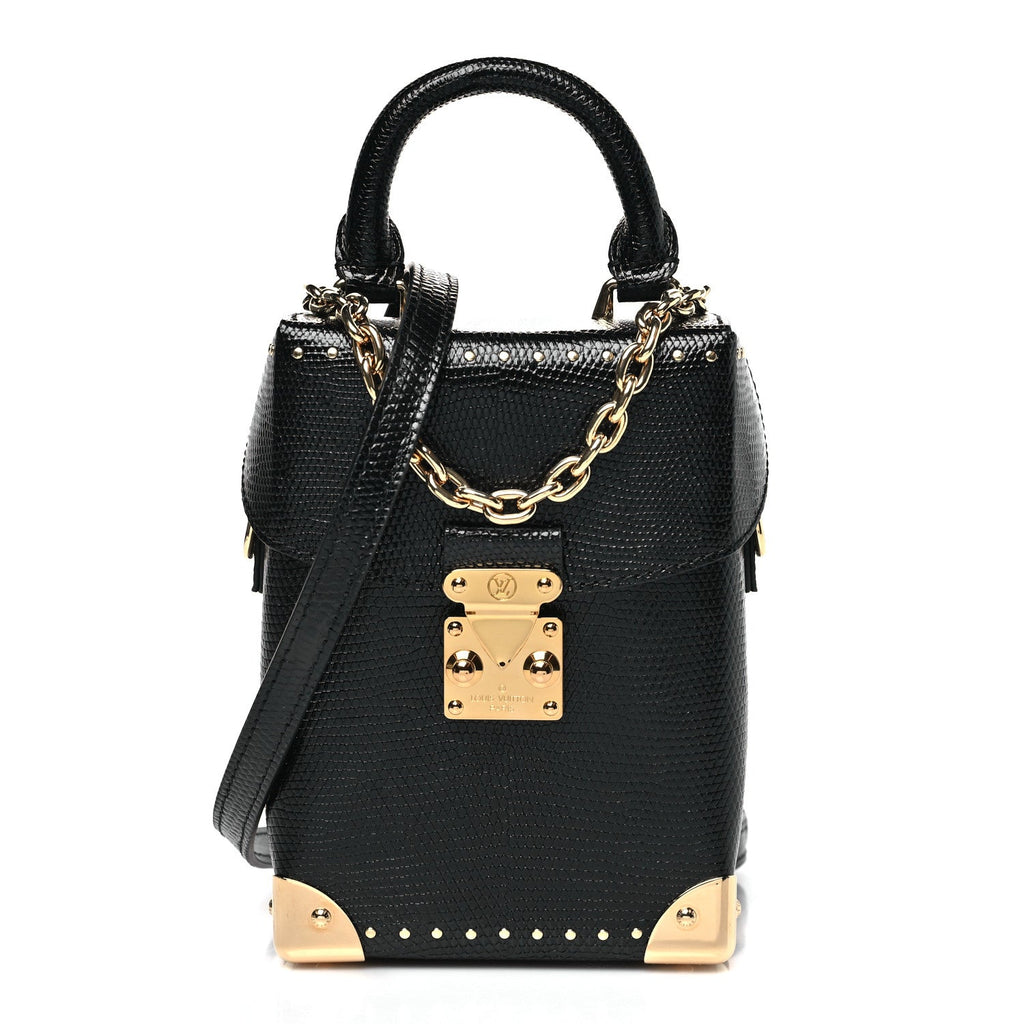 Louis Vuitton Lizard Camera Box Black