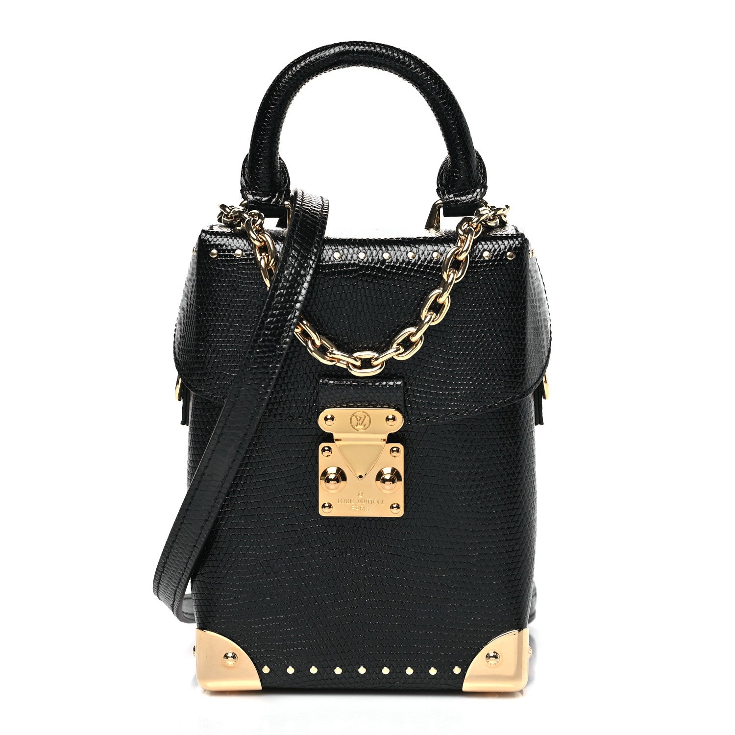 Louis Vuitton Lizard Camera Box Black