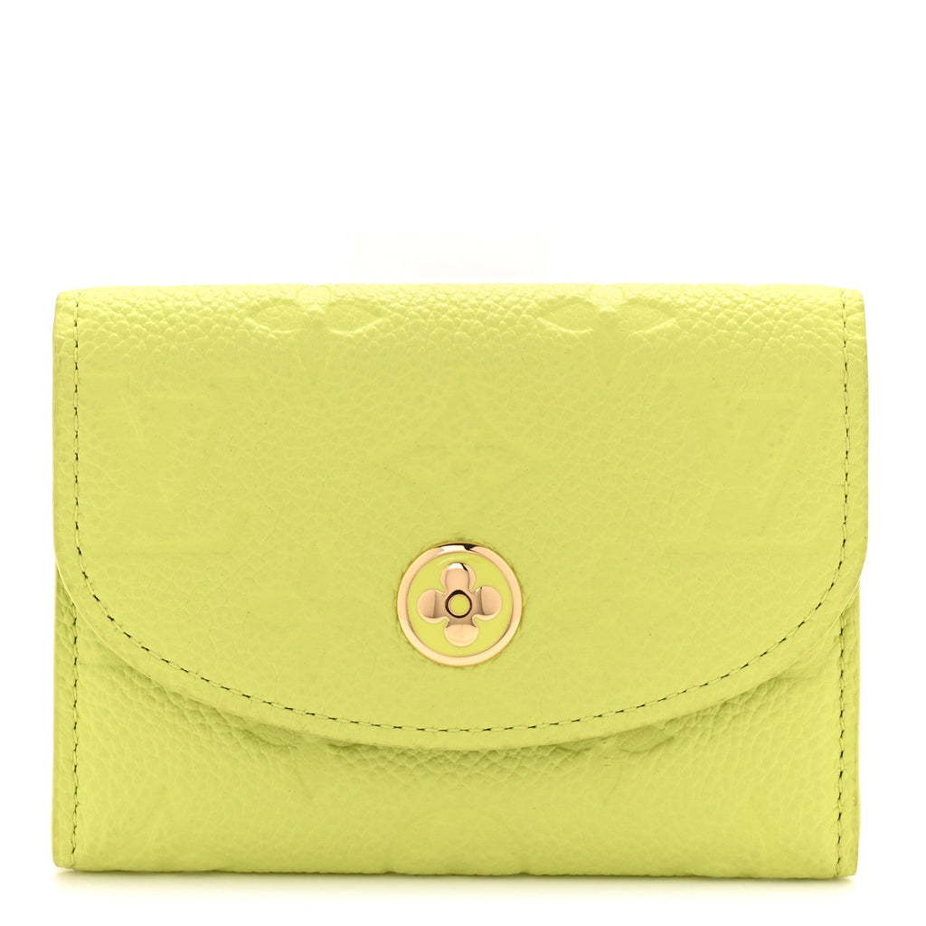 Louis Vuitton Empreinte Rosalie Coin Purse Zesty Lime