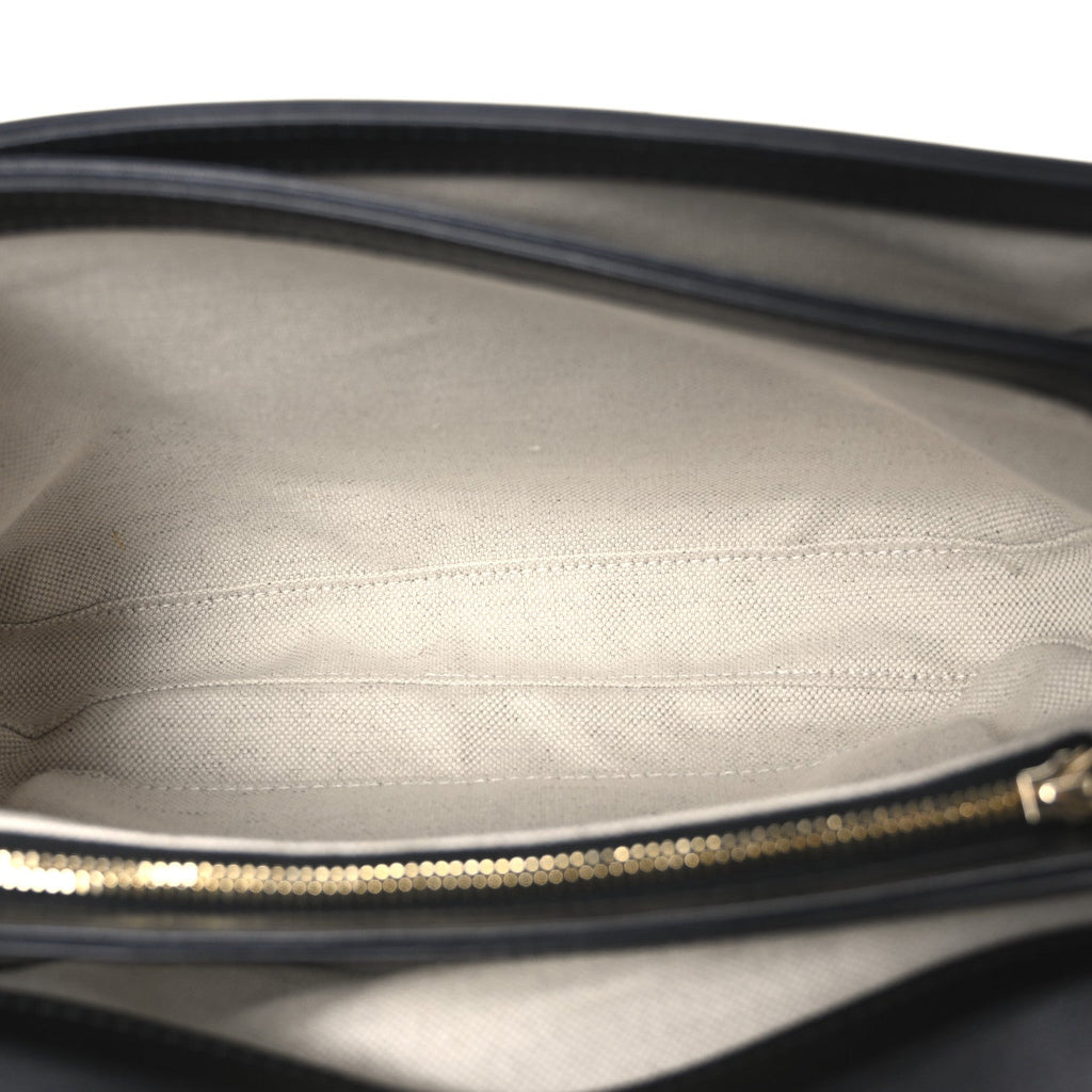 Gucci Ciny Lux Calfskin Horsebit 1955 Soft Small Shoulder Bag Black