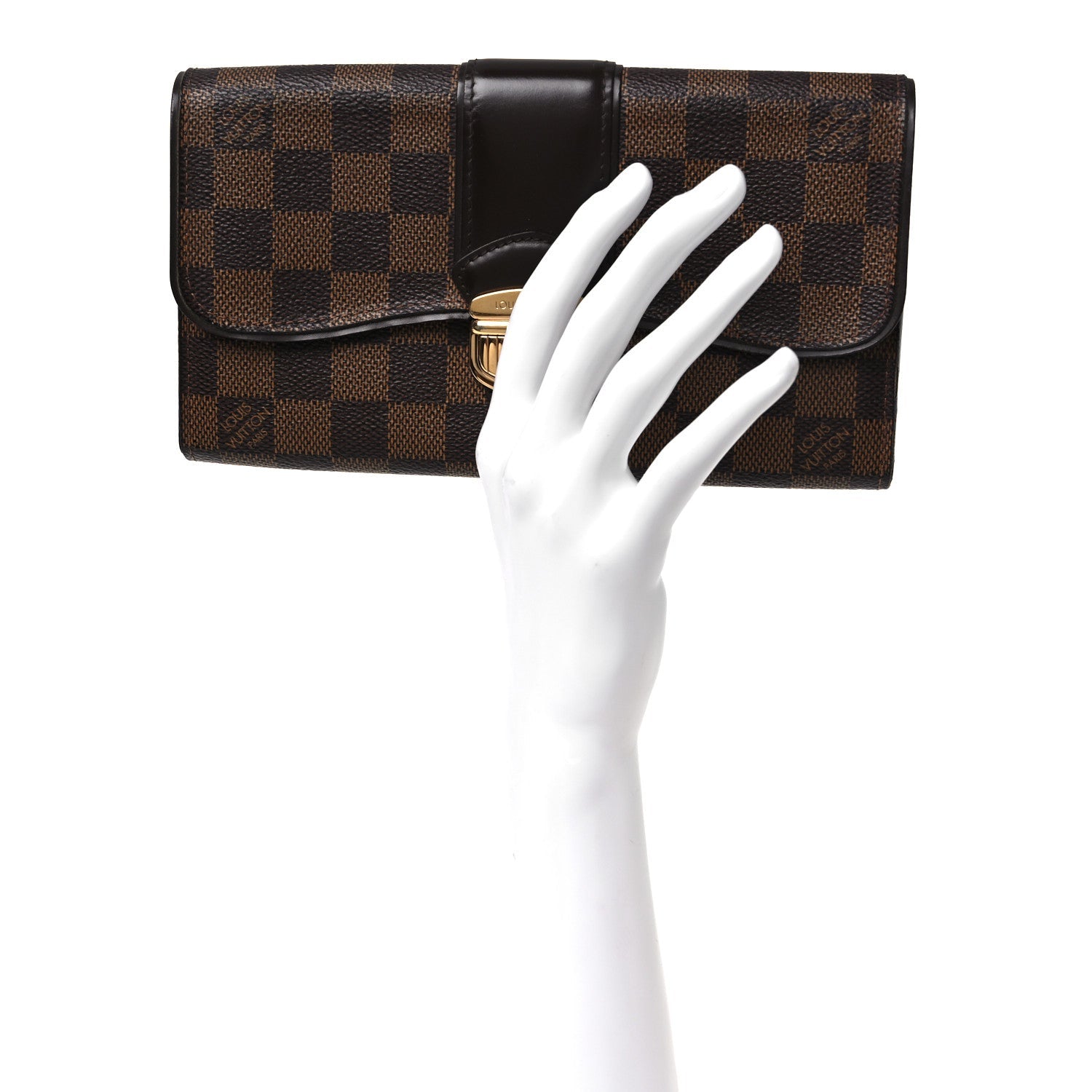 Louis Vuitton Damier Ebene Sistina Wallet