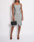 Chanel 14/C Navy Strap Tweed Midi Dress with Pocket Detail Size FR 40 (UK 12) RRP £2,200