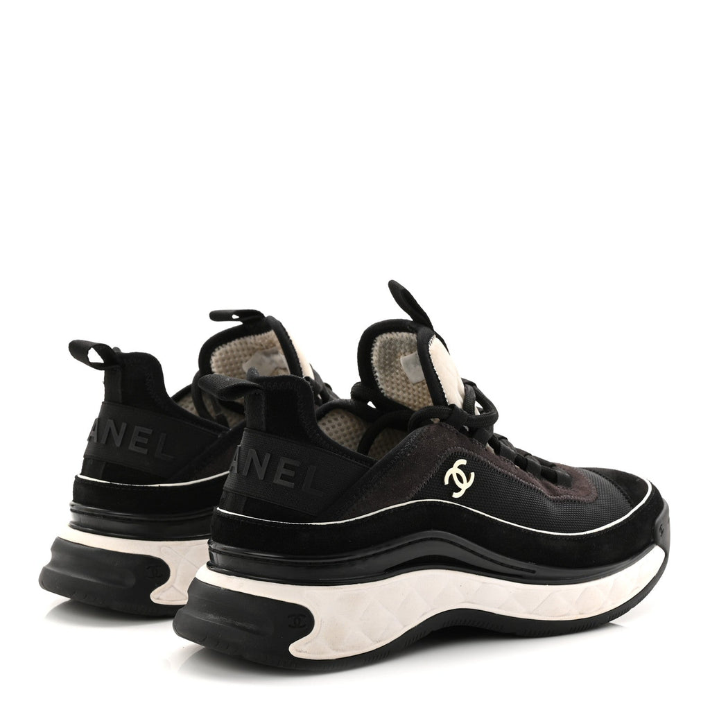 Fabric Suede CC Sneakers 39 Black