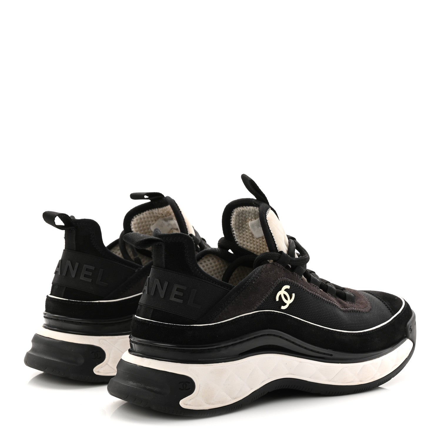 Fabric Suede CC Sneakers 39 Black