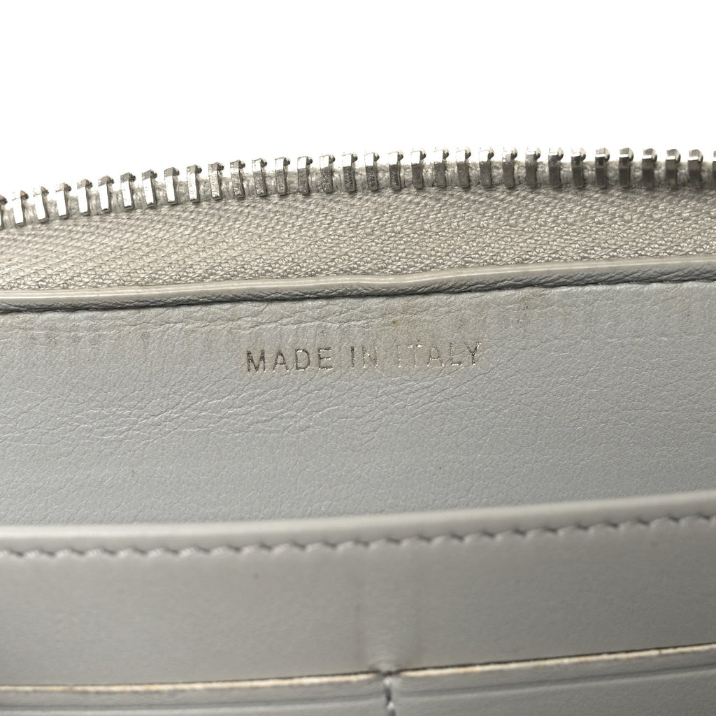 Canvas Deauville Zip Around Wallet Grey
