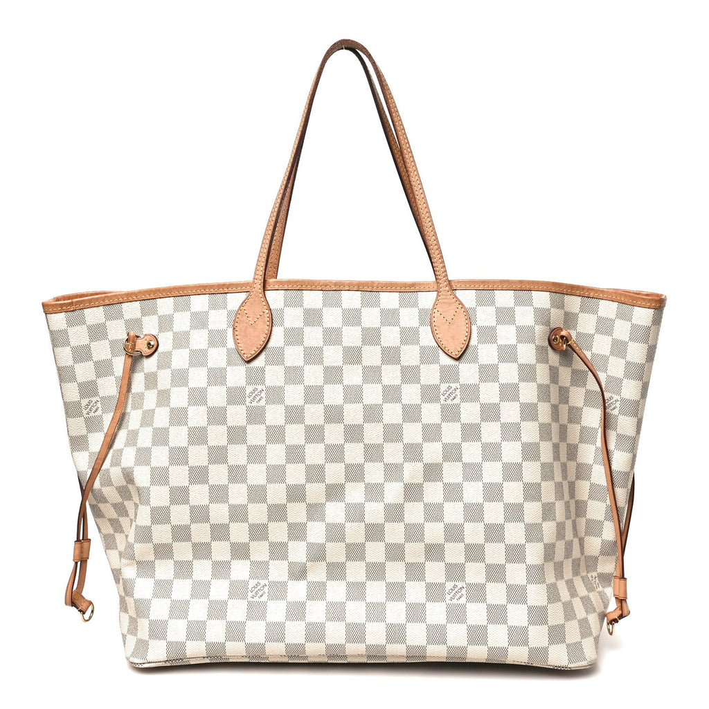 Louis Vuitton Damier Azur Neo Neverfull GM Rose Ballerine