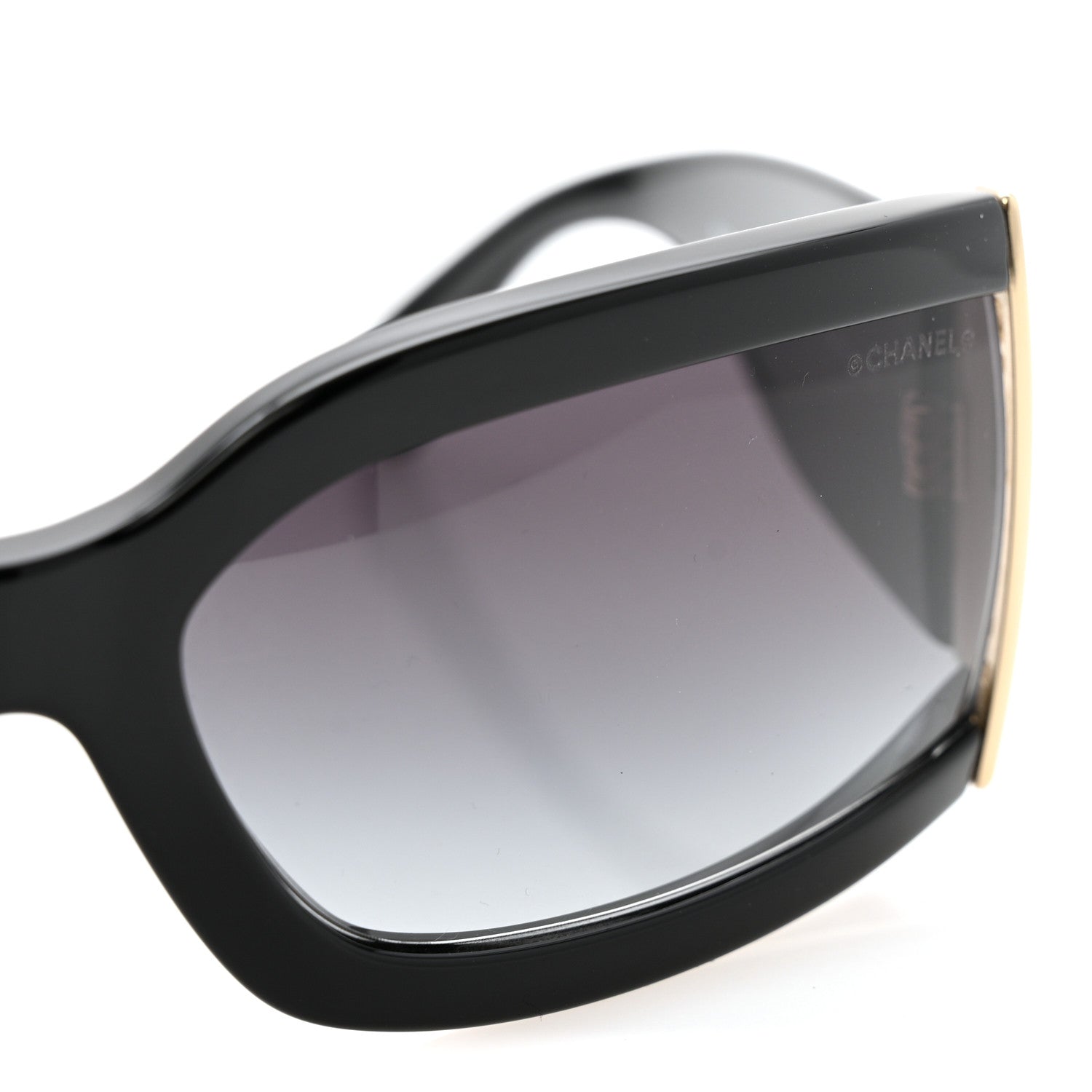Acetate Rectangle Sunglasses 71546 Black
